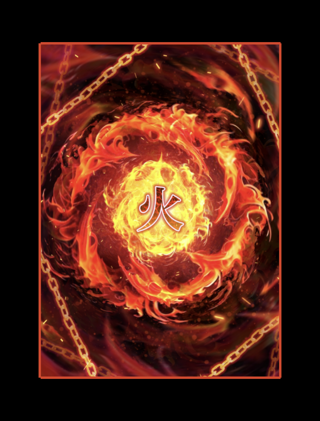 Elite Series - Fire Holo Sleeves (70 PCs)