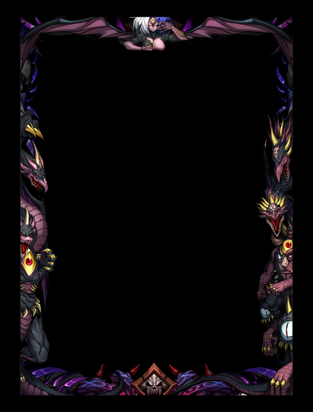 Yubel Border Sleeve Yugioh