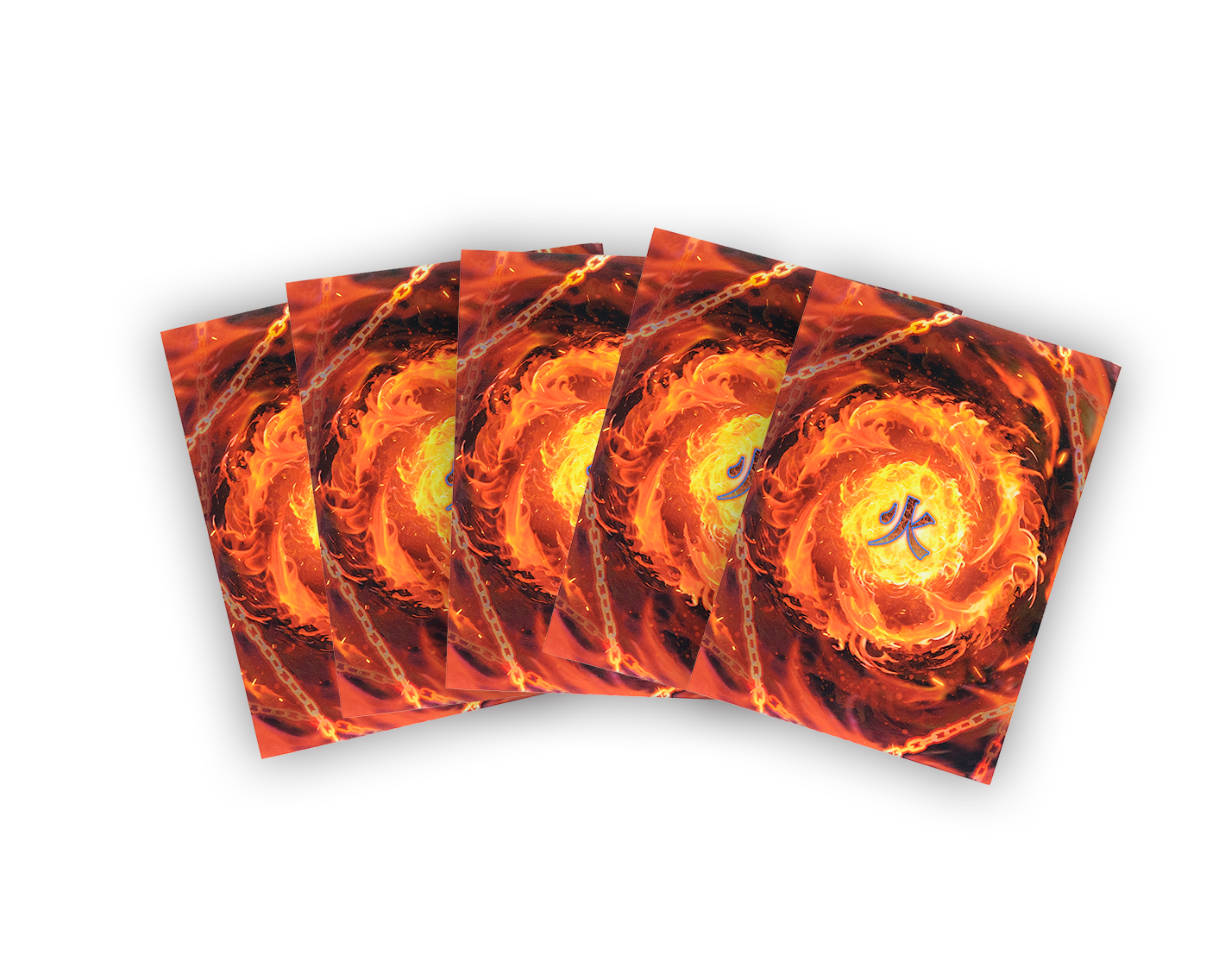 Elite Series - Fire Holo Sleeves (70 PCs)