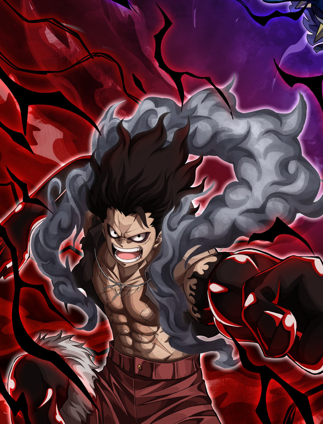 Luffy Cloth Playmat | Kaido Player Playmat | sleevechief