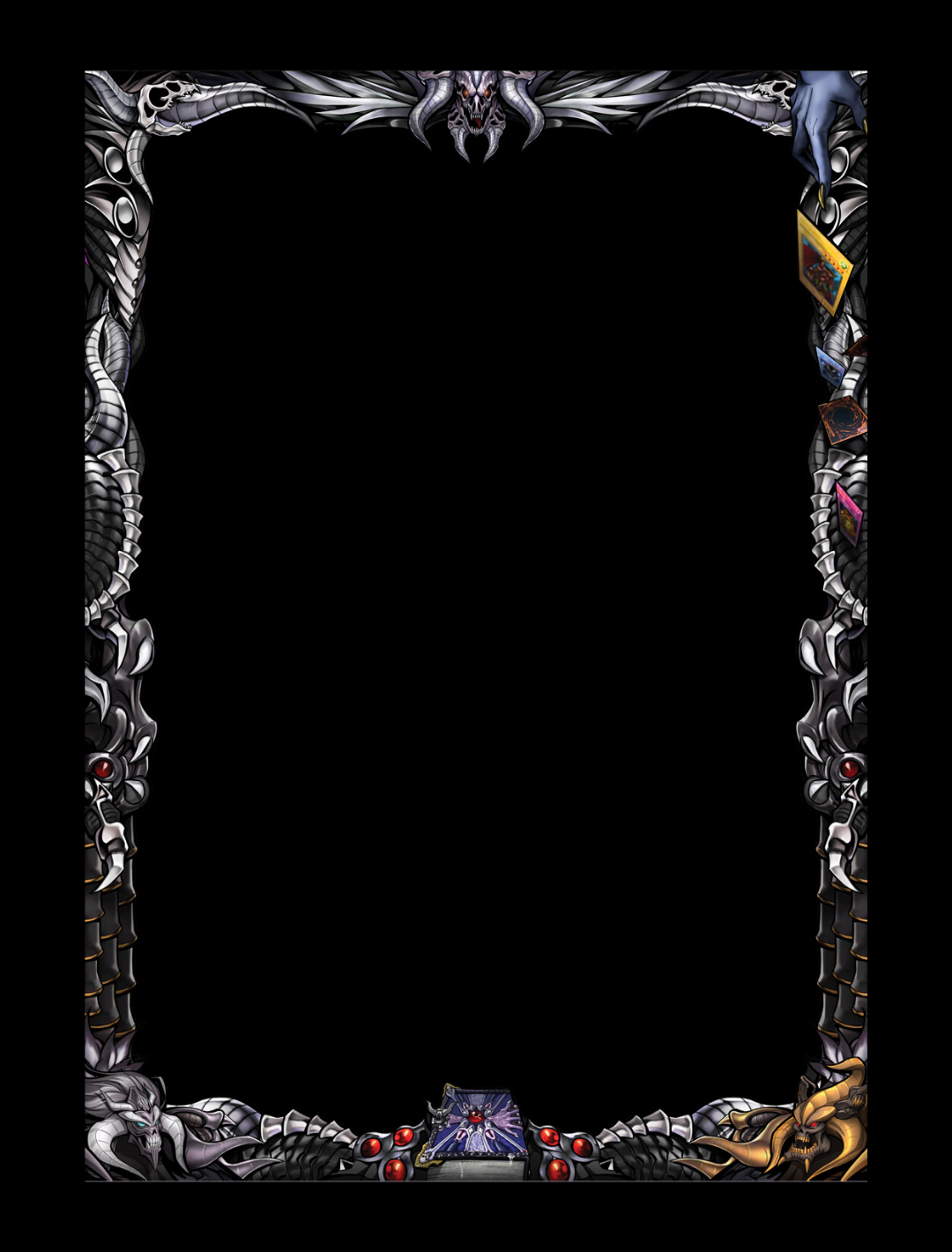 Yugioh Border Sleeve Dark World Sleevechief