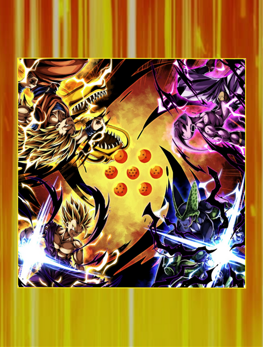 Sayajin Brawl 2-player Cloth Playmat