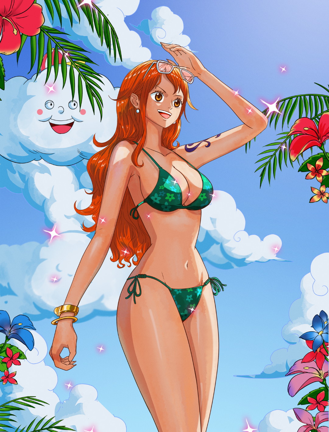 Nami Holo Card Sleeves (70PCS)